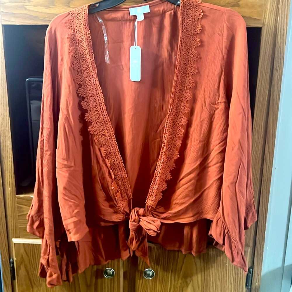 Charming Charlie blouse cover-up
